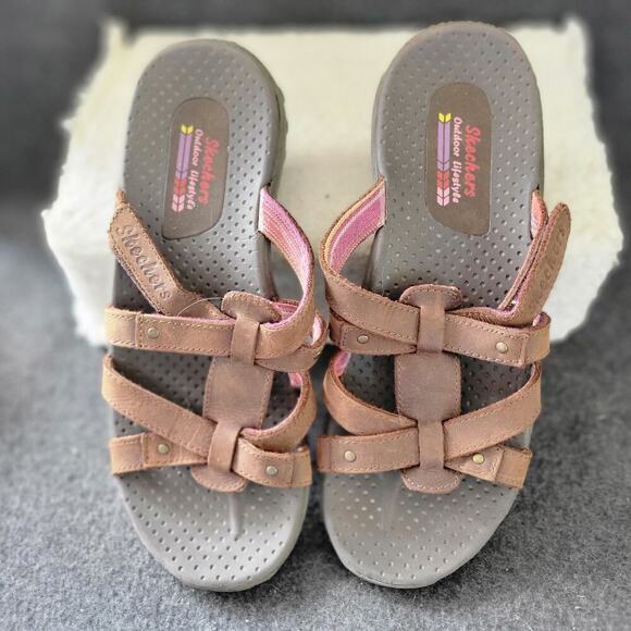 Skechers Outdoor Lifestyle Women's Sandals - Size 8- Hook & Loop Straps - Picture 2 of 11